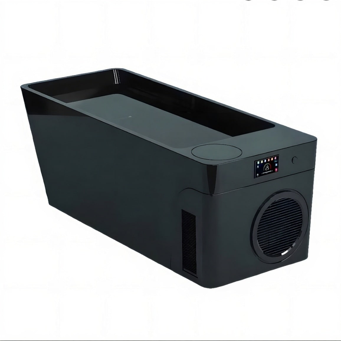 Frost cold plunge tub, close-up view