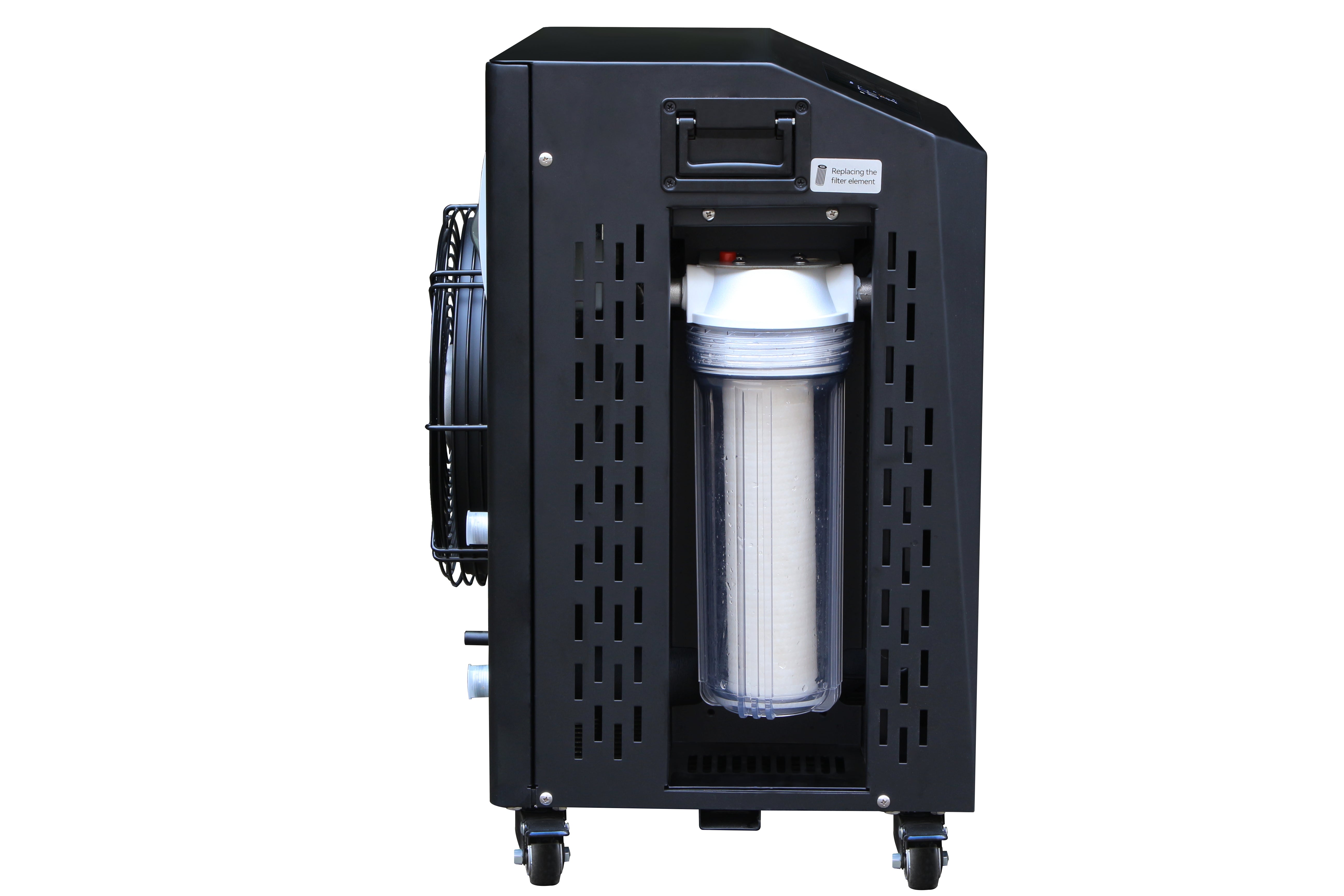 Dynamic Cold Therapy Chiller Pro, rear connections