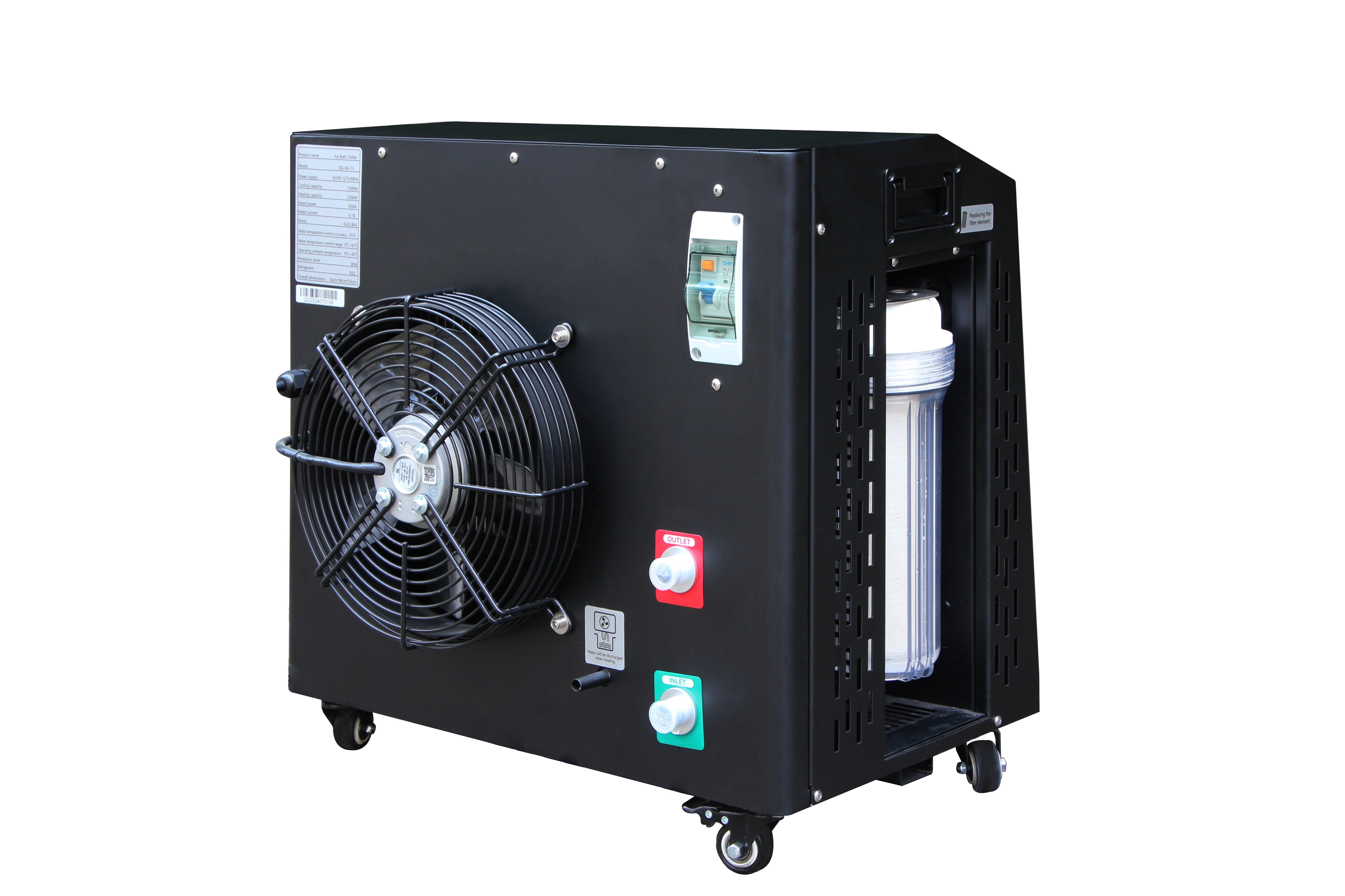 Dynamic Cold Therapy Chiller Pro, filter access