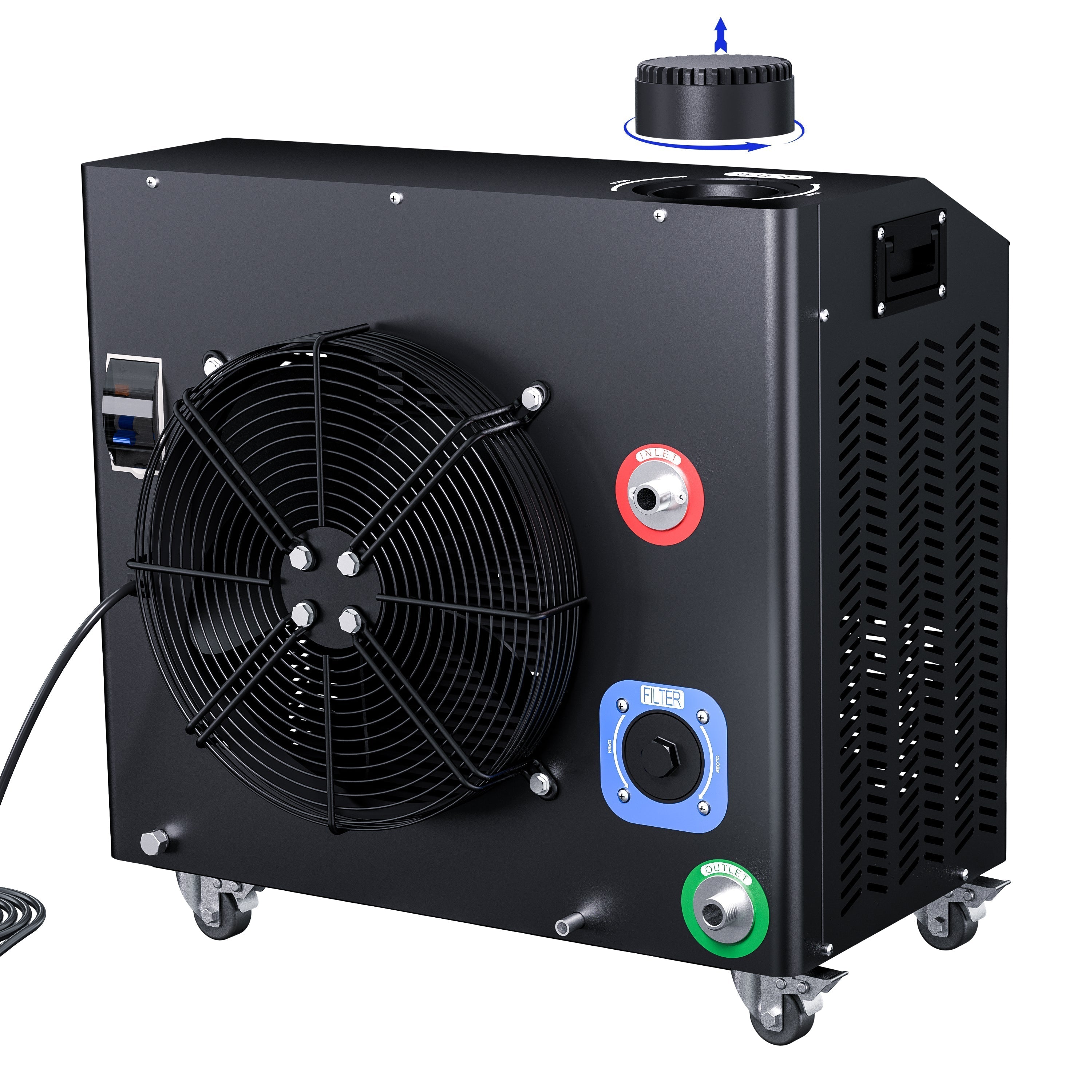 Dynamic Cold Therapy Chiller, rear filter access