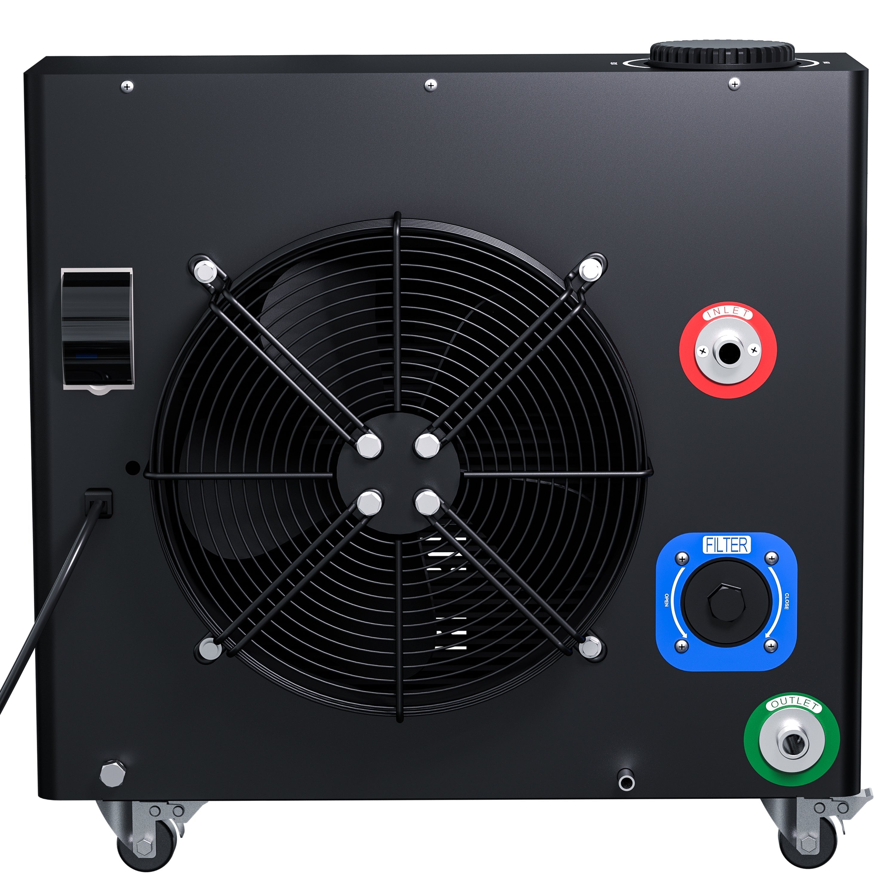 Dynamic Cold Therapy Chiller, rear view