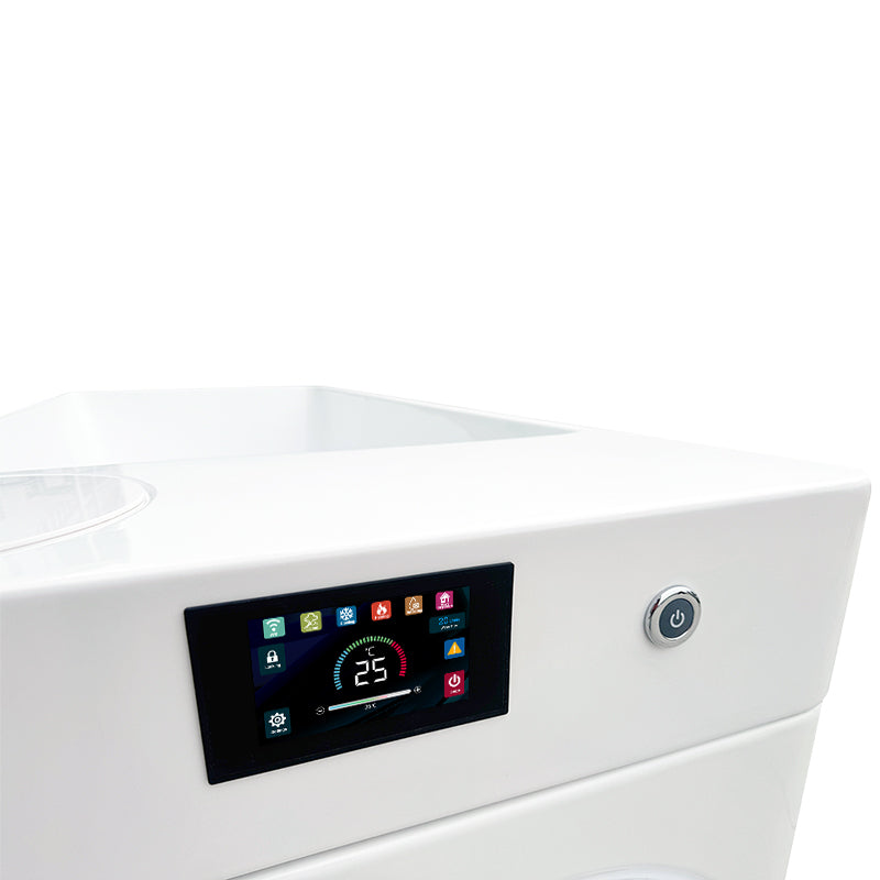 Frost cold plunge tub, digital display detail