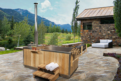 The Starlight Wood Burning Hot Tub - LeisureCraft