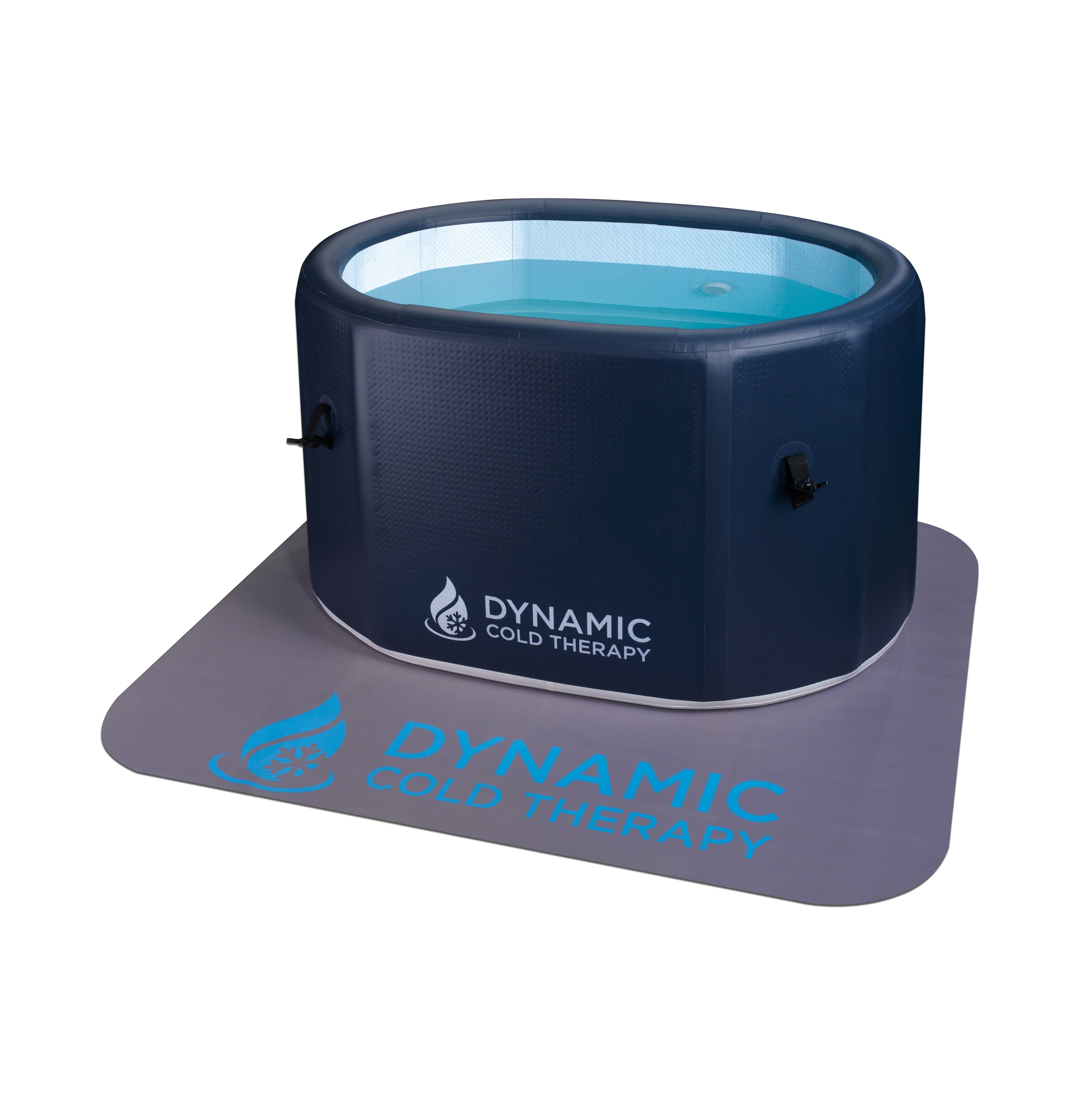 Dynamic Cold Therapy Portable Oval cold plunge, inflated and ready for use