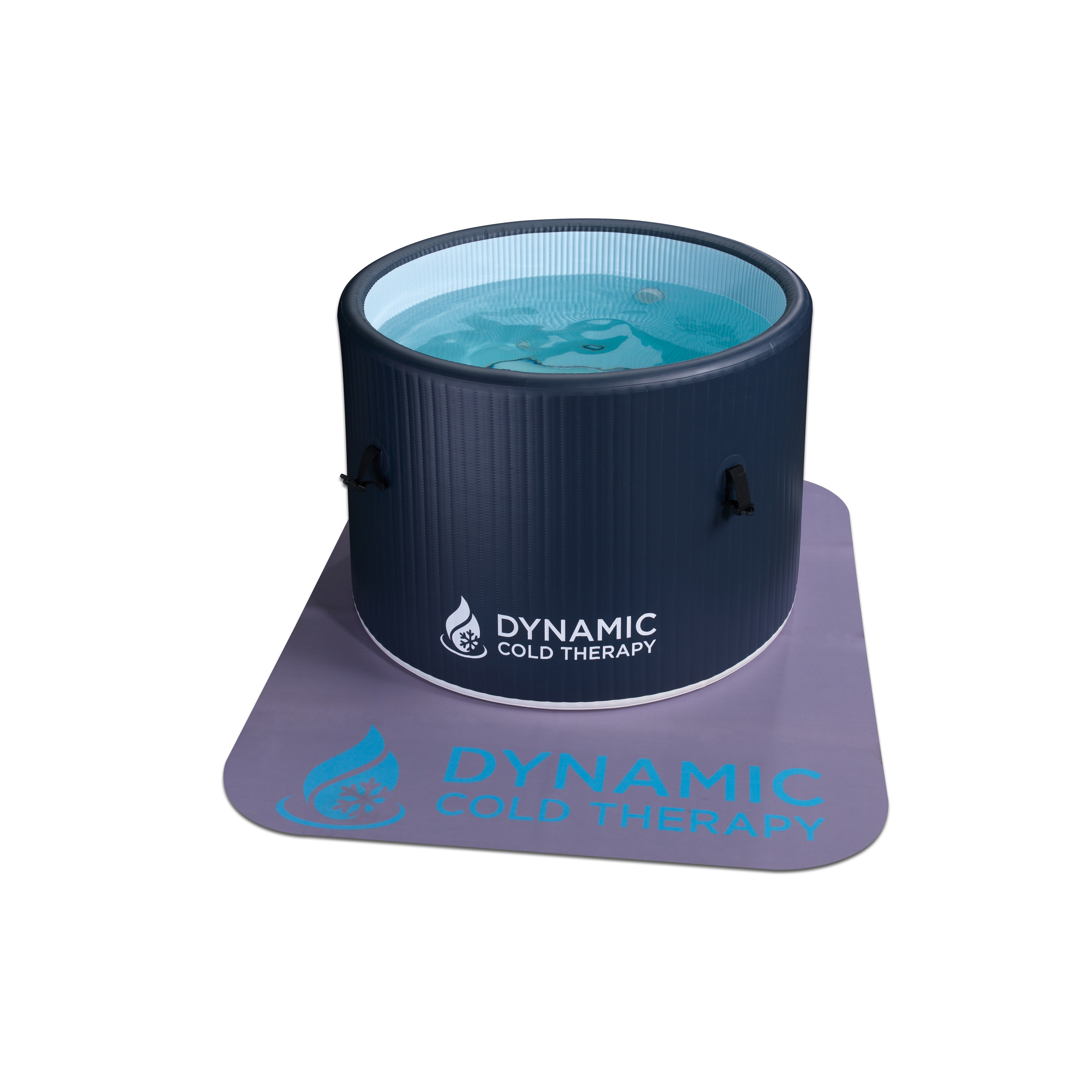 Dynamic Cold Therapy Portable Round cold plunge, inflated and ready for use
